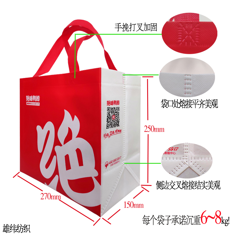 無紡布購物袋細節展示